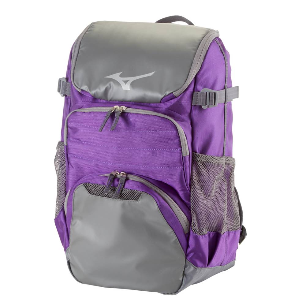 Mochila Mizuno Baseball Organizer OG5 - Homem - Roxo/Pretas - AWHJI2397